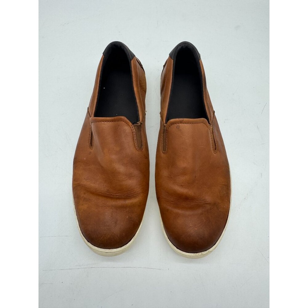 Cole Haan Men's Nantucket Slip-On Deck Leather Shoes Size 12M Brown Casual